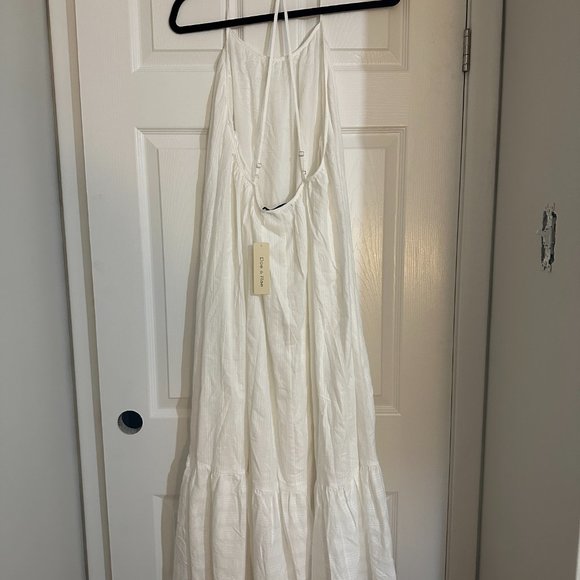 Rae and Doe - stripe cami style midi dress - Picture 4 of 4